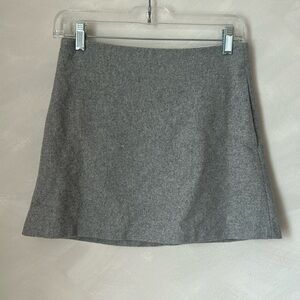 Wilfred Classic Mini Skirt Wool Cashmere Blend grey 4